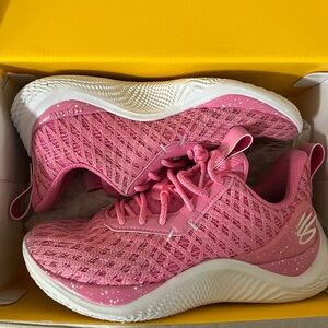 Under Armour pink basketball shoes
